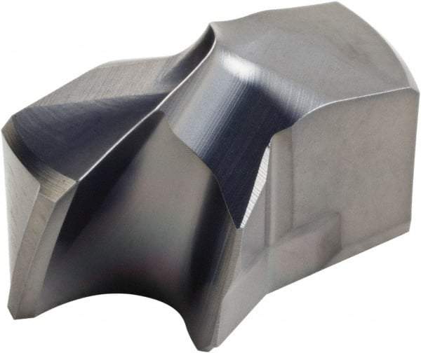 Kennametal - Series KSEM, 19mm Diam Grade KC7410 140° Replaceable Drill Tip - Carbide, AlCr Finish, 2 Seat Size - Benchmark Tooling