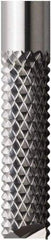 Seco - 3mm Diam, End Mill End, Solid Carbide Diamond Pattern Router Bit - Right Hand Cut, 50mm OAL, Use on Composites - Benchmark Tooling