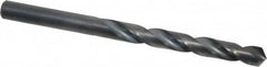Chicago-Latrobe - 8.5mm 118° High Speed Steel Jobber Drill - Oxide Finish, Right Hand Cut, Spiral Flute, Straight Shank, 117mm OAL, Standard Point - Benchmark Tooling