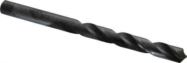 Chicago-Latrobe - 10mm 118° High Speed Steel Jobber Drill - Oxide Finish, Right Hand Cut, Spiral Flute, Straight Shank, 133mm OAL, Standard Point - Benchmark Tooling