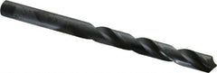 Chicago-Latrobe - 10mm 118° High Speed Steel Jobber Drill - Oxide Finish, Right Hand Cut, Spiral Flute, Straight Shank, 133mm OAL, Standard Point - Benchmark Tooling