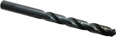 Chicago-Latrobe - 12mm 118° High Speed Steel Jobber Drill - Oxide Finish, Right Hand Cut, Spiral Flute, Straight Shank, 151mm OAL, Standard Point - Benchmark Tooling