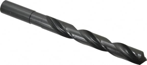 Chicago-Latrobe - 16.25092mm 118° High Speed Steel Jobber Drill - Oxide Finish, Right Hand Cut, Spiral Flute, Straight Shank, 178mm OAL, Standard Point - Benchmark Tooling