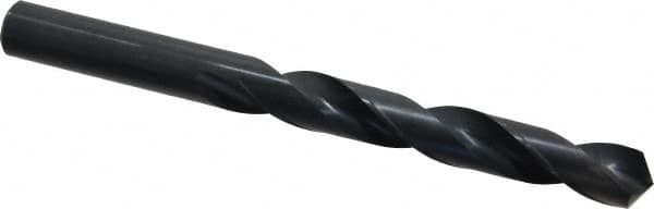 Chicago-Latrobe - 16.5mm 118° High Speed Steel Jobber Drill - Oxide Finish, Right Hand Cut, Spiral Flute, Straight Shank, 184mm OAL, Standard Point - Benchmark Tooling