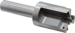 Everede Tool - 1-1/8 Inch Diameter, Interchangeable Pilot, Straight 1/2 Inch Shank Diameter, 3 Insert, Indexable Counterbore - 3.2 Inch Overall Length, TPGH 215 Insert, 3/16 Inch Pilot Hole Diameter Compatibility - Benchmark Tooling