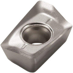 Seco - XOEX060202 E03 Grade H15 Carbide Milling Insert - Uncoated, 0.096" Thick, 0.008" Corner Radius - Benchmark Tooling