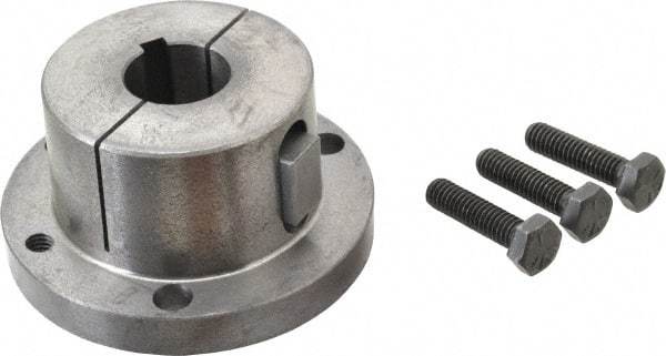 Browning - 1" Bore, 1/4" Wide Keyway, 1/8" Deep Keyway, B Sprocket Bushing - 2.557 to 2-5/8" Outside Diam, For Use with B5V Sheaves - Benchmark Tooling