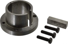 Browning - 2-1/8" Bore, 1/2" Wide Keyway, 1/4" Deep Keyway, B Sprocket Bushing - 2.557 to 2-5/8" Outside Diam, For Use with B5V Sheaves - Benchmark Tooling