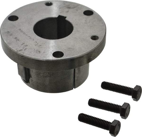 Browning - 1-3/8" Bore, 5/16" Wide Keyway, 5/32" Deep Keyway, B Sprocket Bushing - 2.557 to 2-5/8" Outside Diam, For Use with B5V Sheaves - Benchmark Tooling