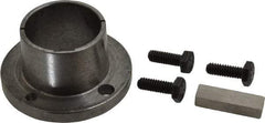 Browning - 1-3/8" Bore, 3/8" Wide Keyway, 3/16" Deep Keyway, H Sprocket Bushing - 1.57 to 1-5/8" Outside Diam, For Use with Split Taper Sprockets & Sheaves - Benchmark Tooling