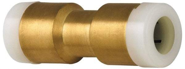 Watts - 1 x 3/4" Outside Diam, Brass Push-to-Connect Tube Union - Tube to Tube Connection, EPDM O-Ring - Benchmark Tooling