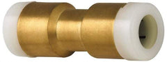 Watts - 1 x 3/4" Outside Diam, Brass Push-to-Connect Tube Union - Tube to Tube Connection, EPDM O-Ring - Benchmark Tooling