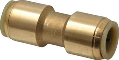 Watts - 1/2" Outside Diam, Brass Push-to-Connect Tube Union - Tube to Tube Connection, EPDM O-Ring - Benchmark Tooling