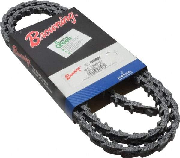 Browning - Section A, 1/2" Wide, 60" Outside Length, Adjustable Replacement Belt - Urethane, Griptwist, No. AP - Benchmark Tooling