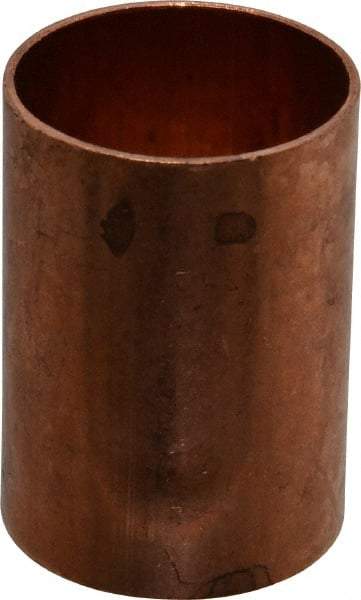 Mueller Industries - 1-1/4" Wrot Copper Pipe Coupling without Stop - C x C, Solder Joint - Benchmark Tooling