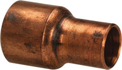 Mueller Industries - 1/4 x 1/8" Wrot Copper Pipe Reducer Coupling - C x C, Solder Joint - Benchmark Tooling