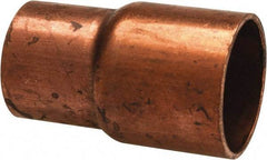 Mueller Industries - 5/8 x 1/2" Wrot Copper Pipe Reducer Coupling - C x C, Solder Joint - Benchmark Tooling