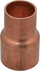 Mueller Industries - 1 x 3/4" Wrot Copper Pipe Reducer Coupling - C x C, Solder Joint - Benchmark Tooling