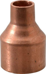 Mueller Industries - 1-1/4 x 1/2" Wrot Copper Pipe Reducer Coupling - C x C, Solder Joint - Benchmark Tooling