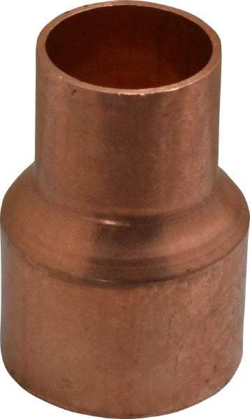 Mueller Industries - 1-1/2 x 1" Wrot Copper Pipe Reducer Coupling - C x C, Solder Joint - Benchmark Tooling