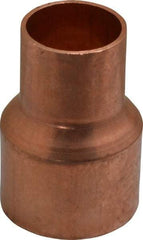Mueller Industries - 1-1/2 x 1" Wrot Copper Pipe Reducer Coupling - C x C, Solder Joint - Benchmark Tooling