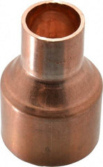 Mueller Industries - 1-1/2 x 3/4" Wrot Copper Pipe Reducer Coupling - C x C, Solder Joint - Benchmark Tooling