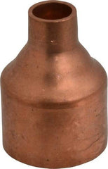 Mueller Industries - 1-1/2 x 1/2" Wrot Copper Pipe Reducer Coupling - C x C, Solder Joint - Benchmark Tooling