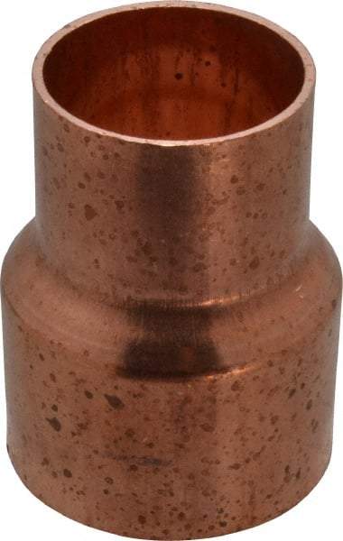 Mueller Industries - 2 x 1-1/2" Wrot Copper Pipe Reducer Coupling - C x C, Solder Joint - Benchmark Tooling