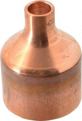 Mueller Industries - 2 x 1/2" Wrot Copper Pipe Reducer Coupling - C x C, Solder Joint - Benchmark Tooling