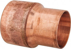 Mueller Industries - 2-1/2 x 2" Wrot Copper Pipe Reducer Coupling - C x C, Solder Joint - Benchmark Tooling