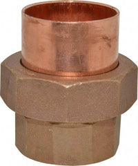 Mueller Industries - 2" Wrot Copper Pipe Union - C x C, Solder Joint - Benchmark Tooling