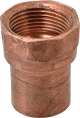 Mueller Industries - 1" Wrot Copper Pipe Adapter - C x F, Solder Joint - Benchmark Tooling