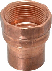 Mueller Industries - 1-1/4" Wrot Copper Pipe Adapter - C x F, Solder Joint - Benchmark Tooling
