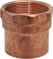 Mueller Industries - 2" Wrot Copper Pipe Adapter - C x F, Solder Joint - Benchmark Tooling