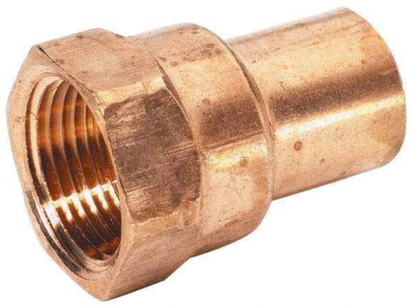 Mueller Industries - 3/4" Wrot Copper Pipe Adapter - FTG x F, Solder Joint - Benchmark Tooling