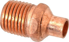 Mueller Industries - 1/4" Wrot Copper Pipe Adapter - C X M, Solder Joint - Benchmark Tooling