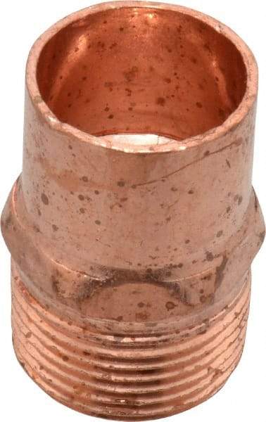 Mueller Industries - 3/4" Wrot Copper Pipe Adapter - C X M, Solder Joint - Benchmark Tooling