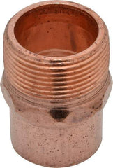 Mueller Industries - 1-1/4" Wrot Copper Pipe Adapter - C X M, Solder Joint - Benchmark Tooling