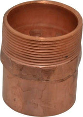 Mueller Industries - 2" Wrot Copper Pipe Adapter - C X M, Solder Joint - Benchmark Tooling