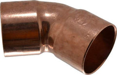 Mueller Industries - 1-1/2" Wrot Copper Pipe 45° Elbow - C x C, Solder Joint - Benchmark Tooling