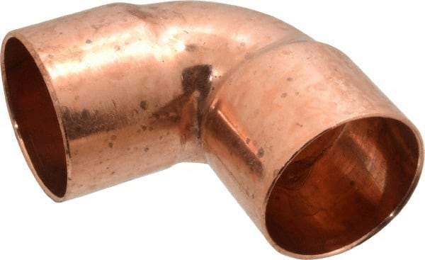 Mueller Industries - 1-1/2" Wrot Copper Pipe 90° Elbow - C x C, Solder Joint - Benchmark Tooling