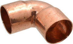 Mueller Industries - 1-1/2" Wrot Copper Pipe 90° Elbow - C x C, Solder Joint - Benchmark Tooling