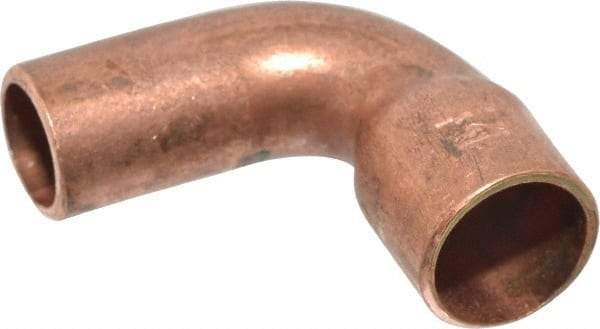 Mueller Industries - 1/4" Wrot Copper Pipe 90° Street Elbow - FTG x C, Solder Joint - Benchmark Tooling