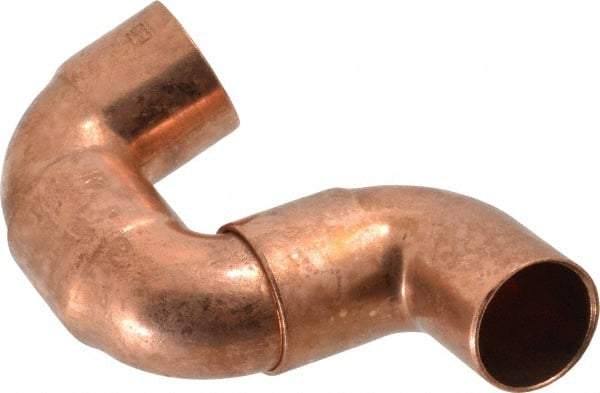 Mueller Industries - 3/4" Wrot Copper Pipe 90° Street Elbow - FTG x C, Solder Joint - Benchmark Tooling