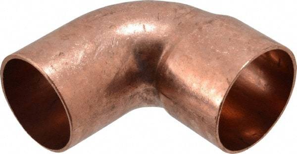 Mueller Industries - 1-1/2" Wrot Copper Pipe 90° Street Elbow - FTG x C, Solder Joint - Benchmark Tooling
