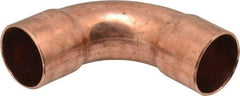 Mueller Industries - 1" Wrot Copper Pipe 90° Long Radius Elbow - C x C, Solder Joint - Benchmark Tooling