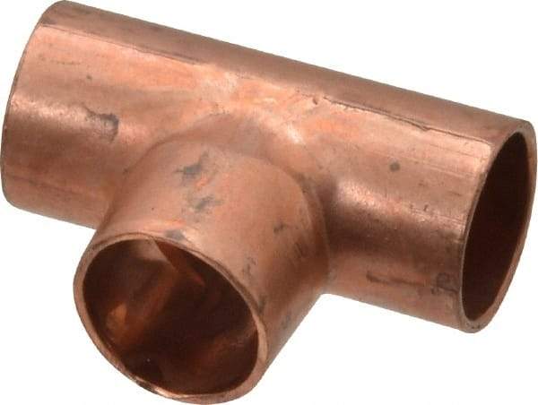 Mueller Industries - 3/8" Wrot Copper Pipe Tee - C x C x C, Solder Joint - Benchmark Tooling