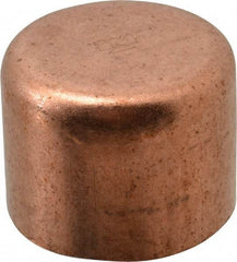 Mueller Industries - 1-1/4" Wrot Copper Pipe Tube Cap - C, Solder Joint - Benchmark Tooling