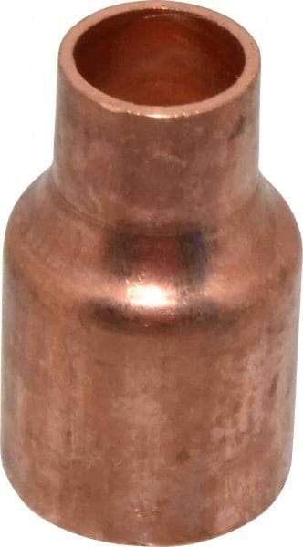 Mueller Industries - 1 x 1/2" Wrot Copper Pipe Reducer - FTG x C, Solder Joint - Benchmark Tooling