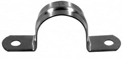 Mueller Industries - 3/8 Pipe, Copper, Pipe or Tube Strap - 2 Mounting Holes - Benchmark Tooling